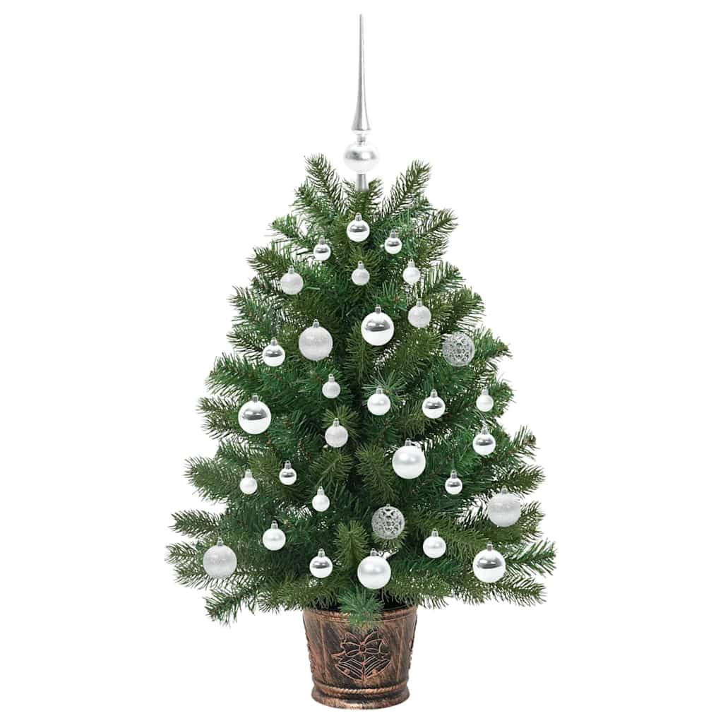 Mű karácsonyfa 150 LED-del állvánnyal Zöld 95 cm PE és PVC
