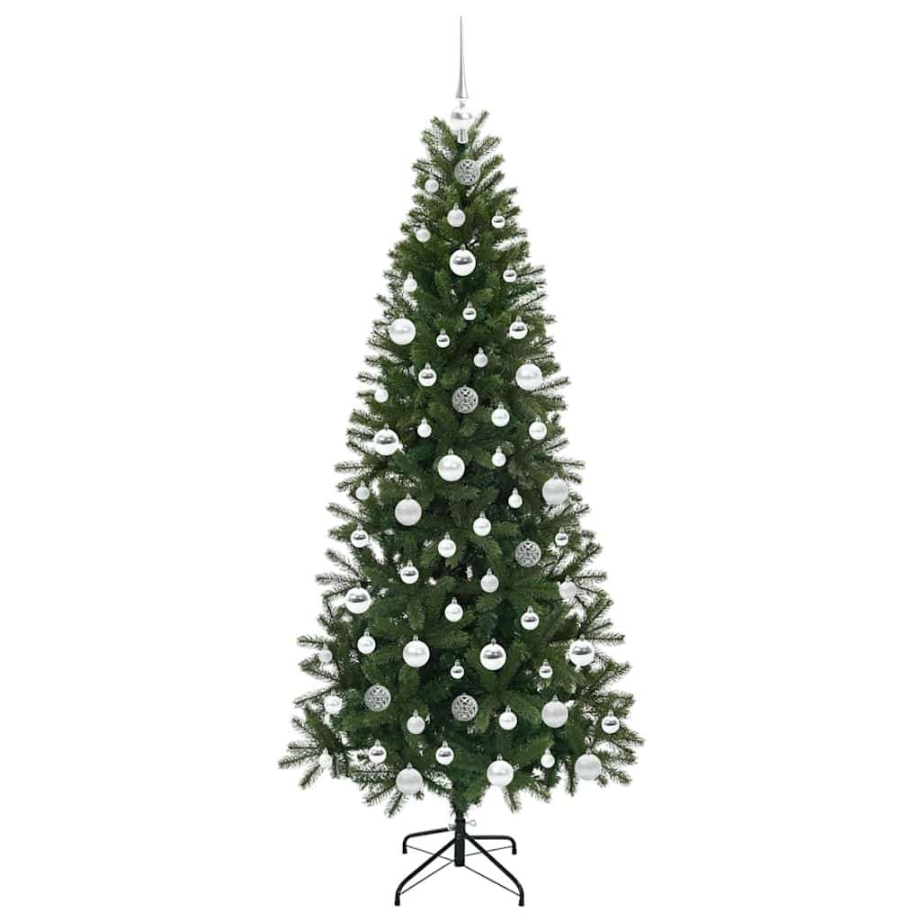 Mű karácsonyfa 300 LED-del állvánnyal Zöld 180 cm PE és PVC