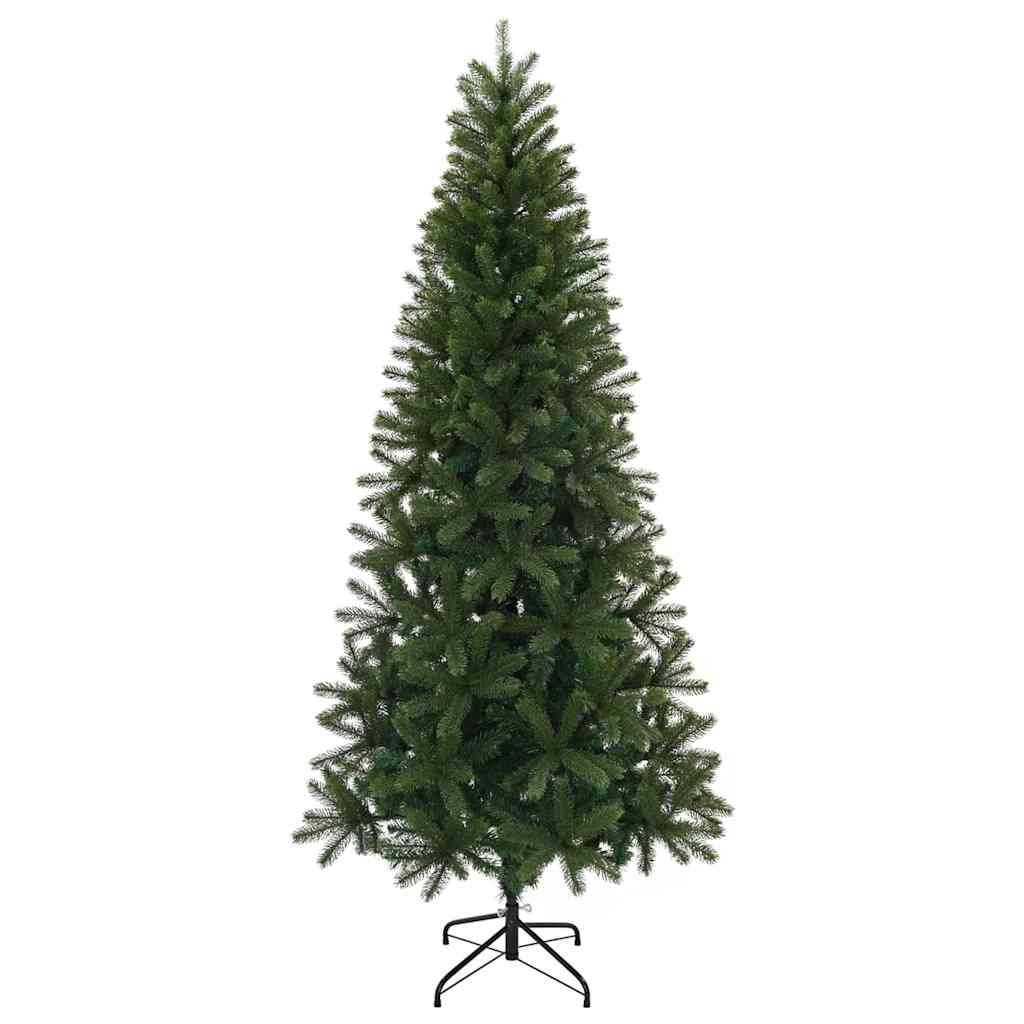 Mű karácsonyfa 300 LED-del állvánnyal Zöld 210 cm PE és PVC
