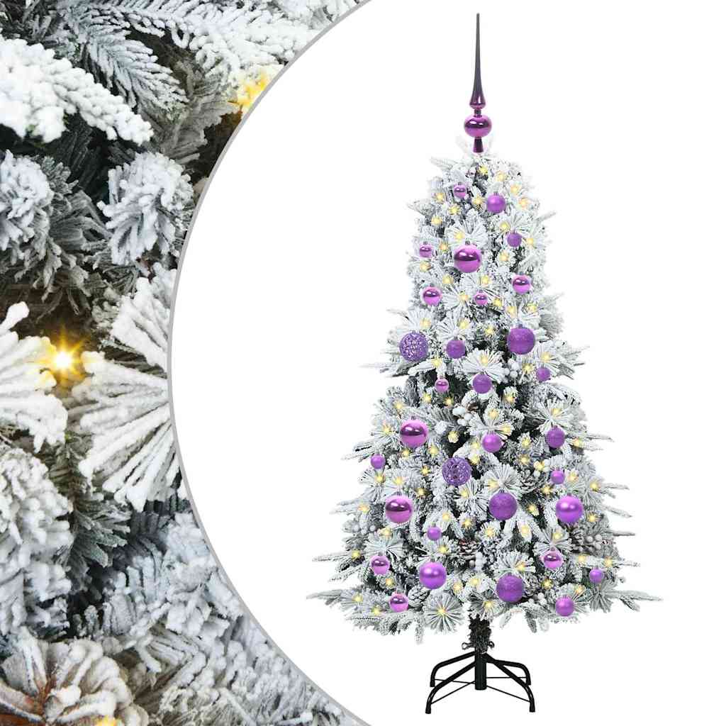 Műanyag Hajtogatós Karácsonyfa állvánnyal Zöld 120 cm PE és PVC