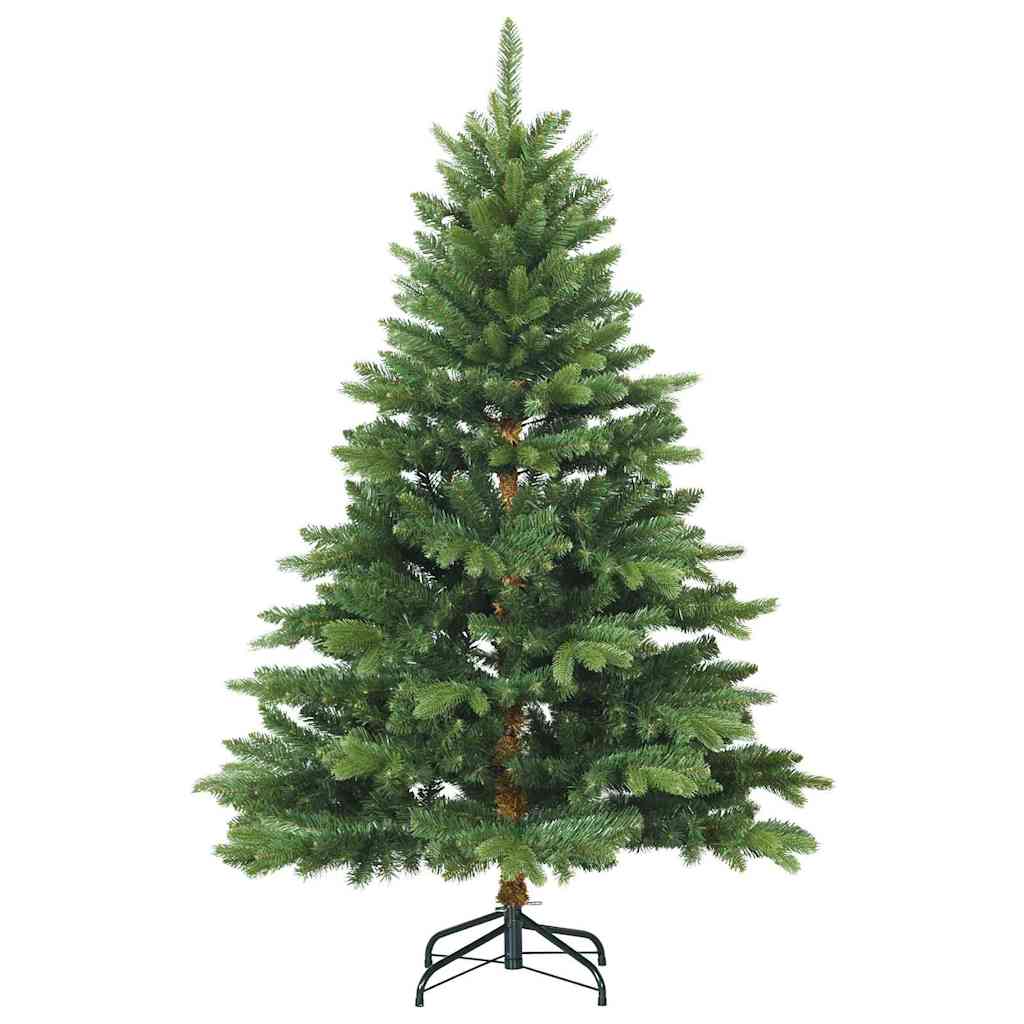 Mű karácsonyfa 150 LED-del állvánnyal Zöld 120 cm PE és PVC