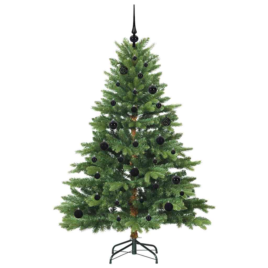 Mű karácsonyfa 150 LED-del állvánnyal Zöld 150 cm PE és PVC