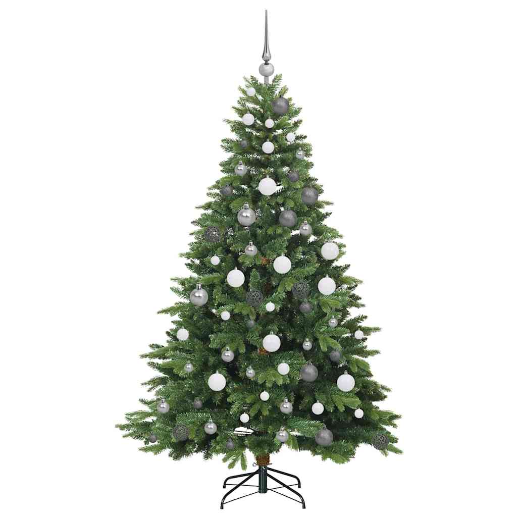 Mű karácsonyfa 300 LED-del állvánnyal Zöld 180 cm PE és PVC