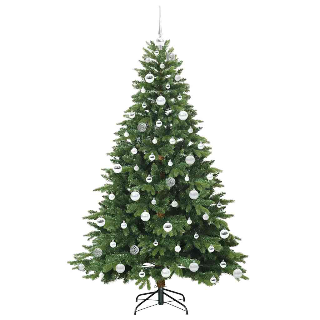 Mű karácsonyfa 300 LED-del állvánnyal Zöld 180 cm PE és PVC