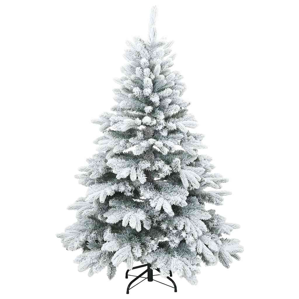 Mű karácsonyfa 150 LED-del állvánnyal Zöld 120 cm PE és PVC
