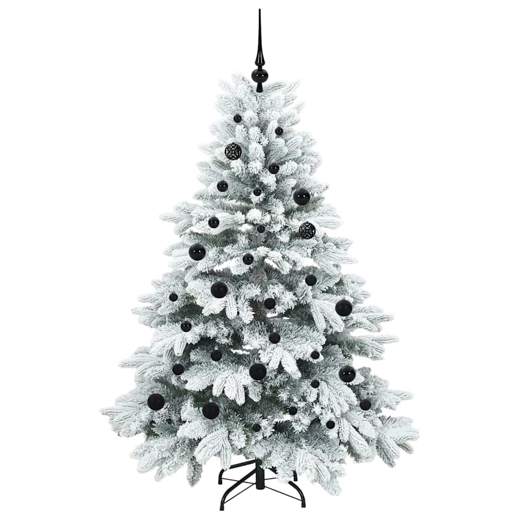 Mű karácsonyfa 150 LED-del állvánnyal Zöld 150 cm PE és PVC