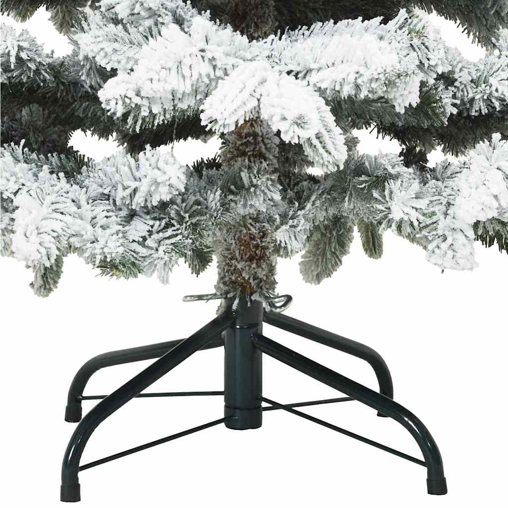 Mű karácsonyfa 150 LED-del állvánnyal Zöld 150 cm PE és PVC