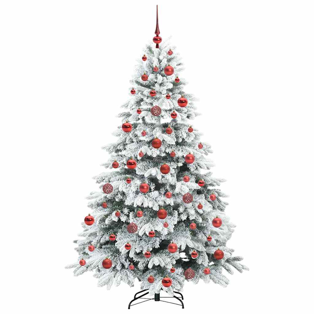 Mű karácsonyfa 300 LED-del állvánnyal Zöld 180 cm PE és PVC
