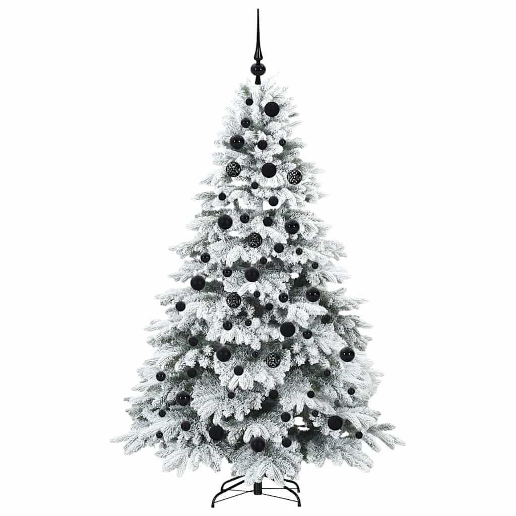 Mű karácsonyfa 300 LED-del állvánnyal Zöld 180 cm PE és PVC