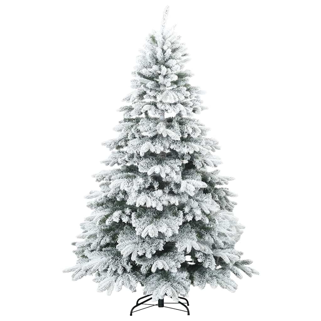 Mű karácsonyfa 300 LED-del állvánnyal Zöld 240 cm PE és PVC