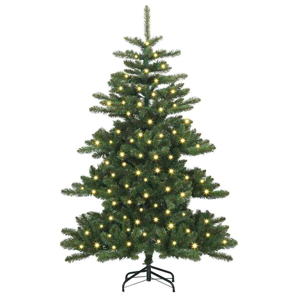 Műanyag Hajtogatós Karácsonyfa 150 LED-del 150 cm PVC