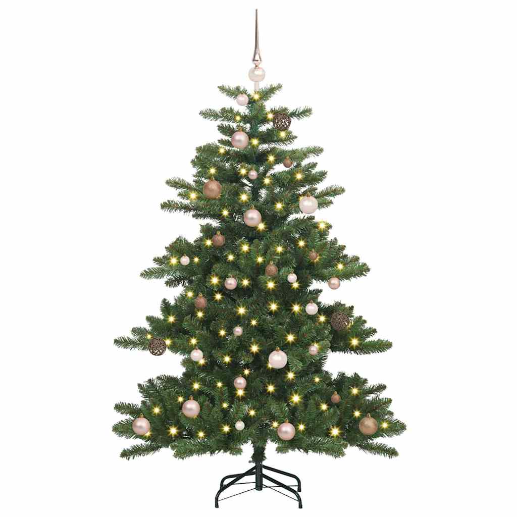 Műanyag Hajtogatós Karácsonyfa 150 LED-del 150 cm PVC