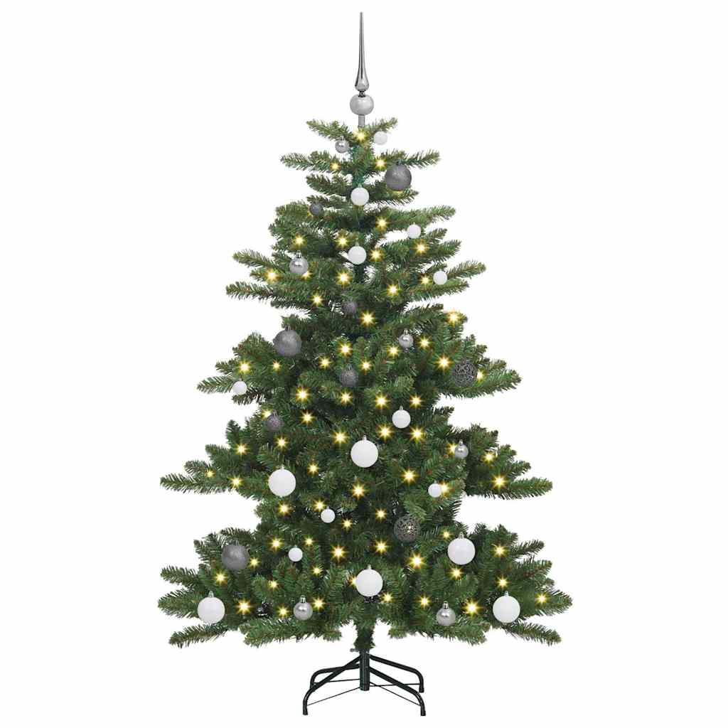 Műanyag Hajtogatós Karácsonyfa 150 LED-del 150 cm PVC