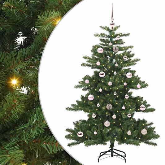 Műanyag Hajtogatós Karácsonyfa 150 LED-del 150 cm PVC