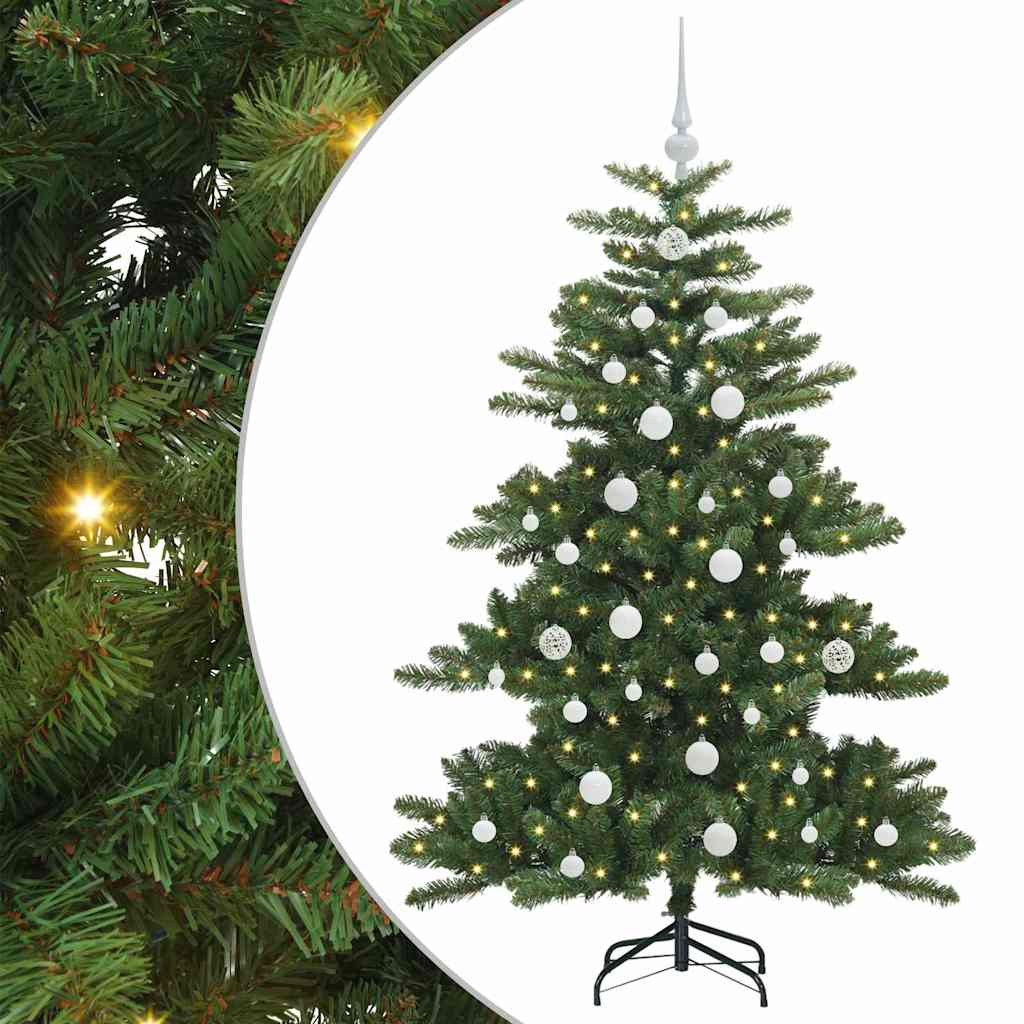 Műanyag Hajtogatós Karácsonyfa 150 LED-del 150 cm PVC