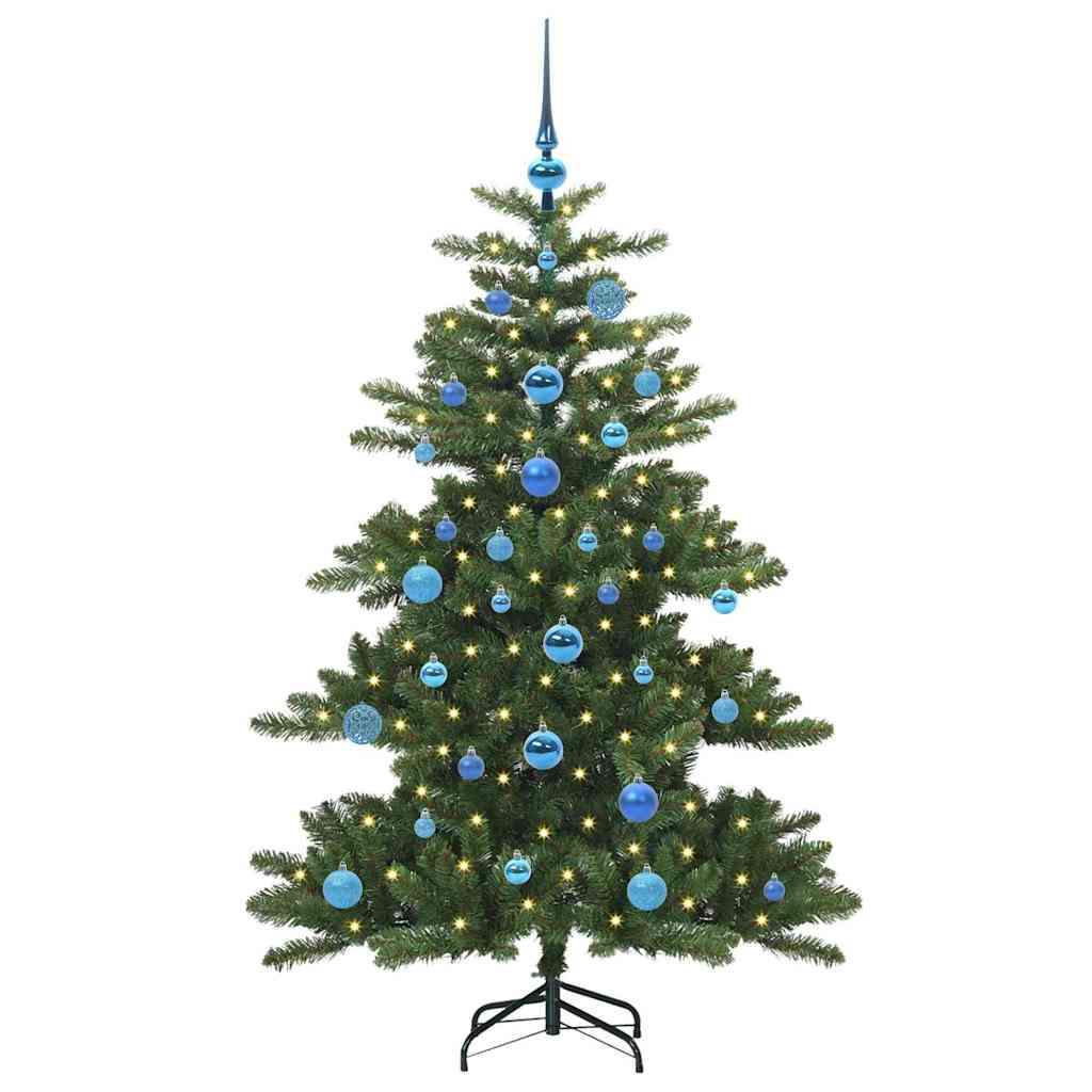 Műanyag Hajtogatós Karácsonyfa 150 LED-del 150 cm PVC