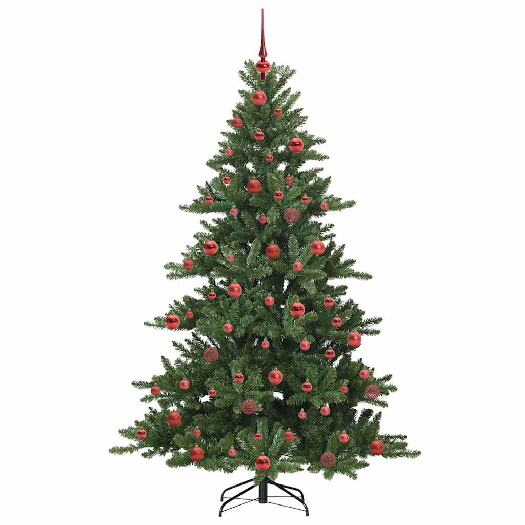 Műanyag Hajtogatós Karácsonyfa 300 LED-del 180 cm PVC
