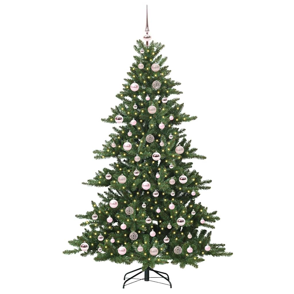 Műanyag Hajtogatós Karácsonyfa 300 LED-del 180 cm PVC