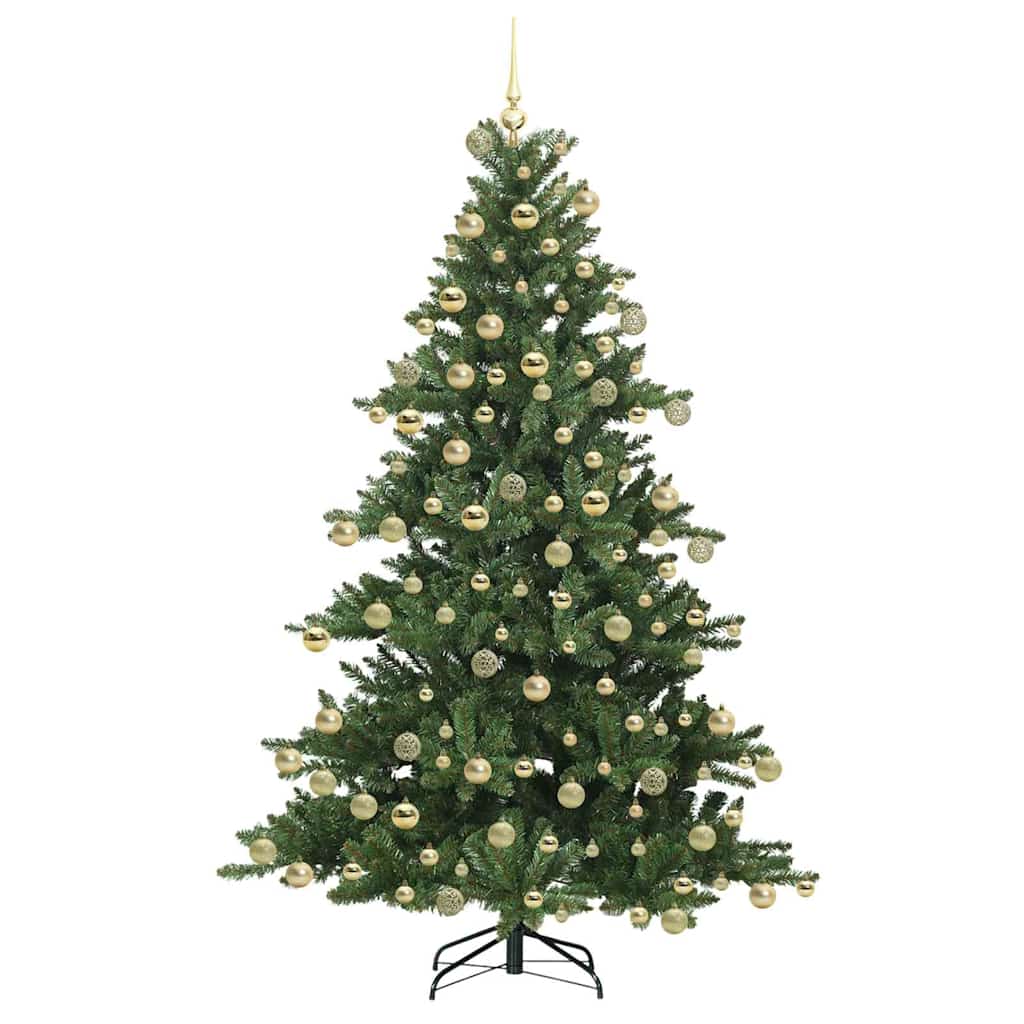 Műanyag Hajtogatós Karácsonyfa 300 LED-del 180 cm PVC
