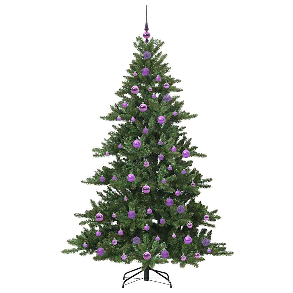 Műanyag Hajtogatós Karácsonyfa 300 LED-del 180 cm PVC