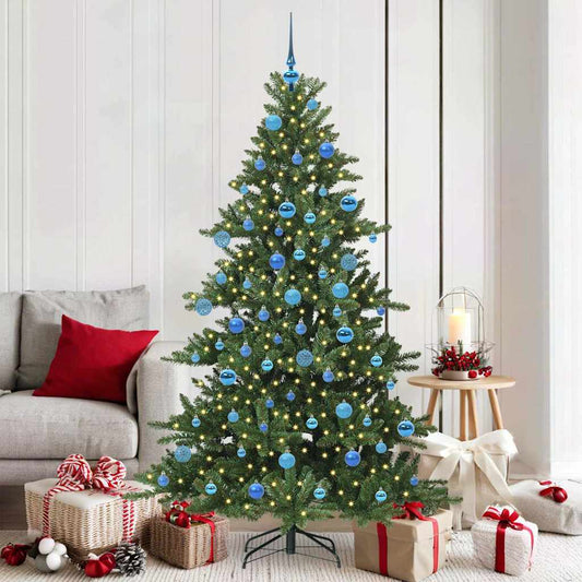 Műanyag Hajtogatós Karácsonyfa 300 LED-del 180 cm PVC