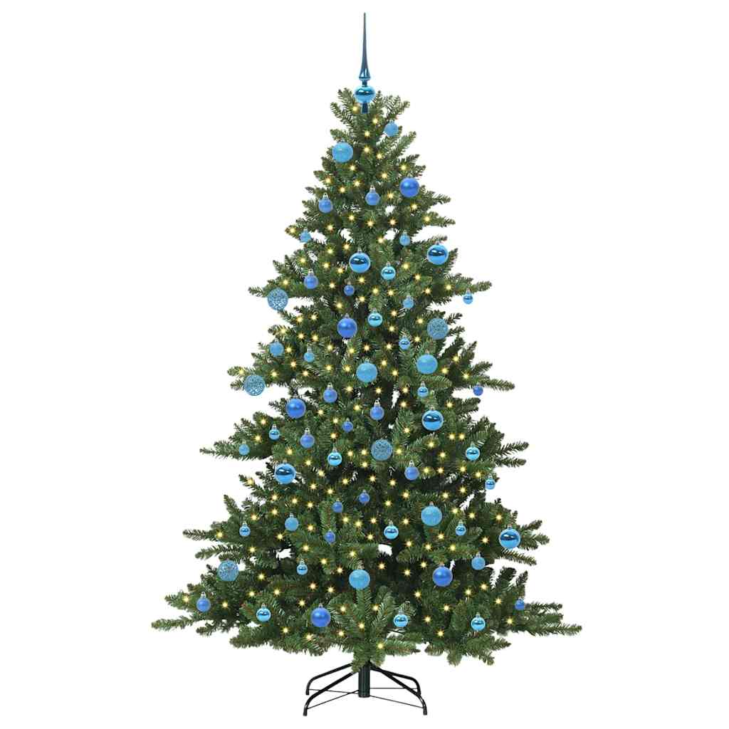 Műanyag Hajtogatós Karácsonyfa 300 LED-del 180 cm PVC