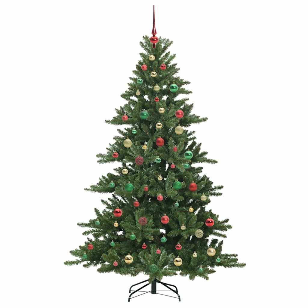 Műanyag Hajtogatós Karácsonyfa 300 LED-del 180 cm PVC