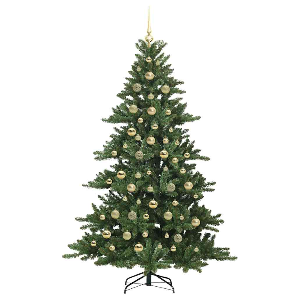 Műanyag Hajtogatós Karácsonyfa 300 LED-del 210 cm PVC