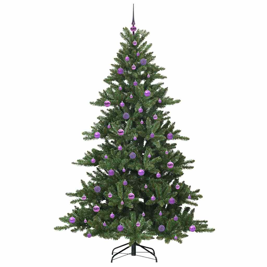Műanyag Hajtogatós Karácsonyfa 300 LED-del 210 cm PVC