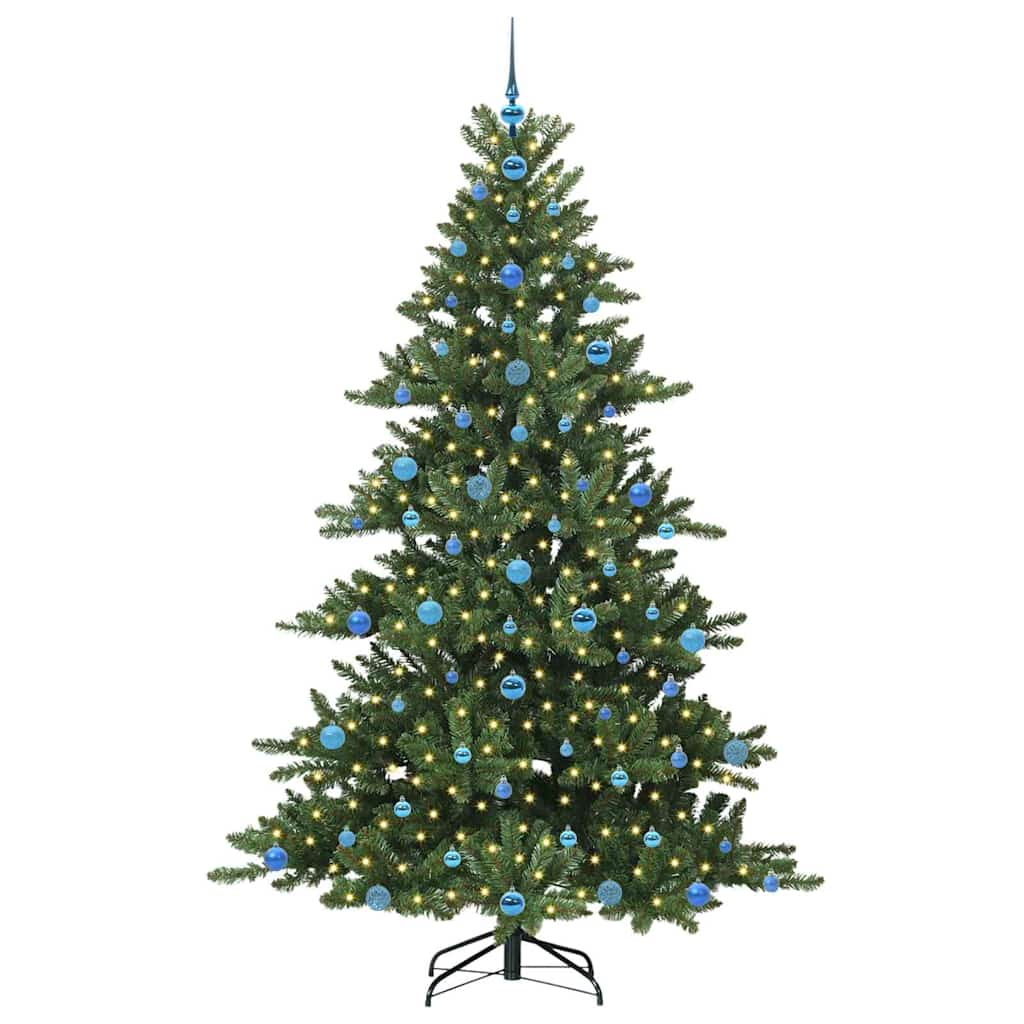 Műanyag Hajtogatós Karácsonyfa 300 LED-del 210 cm PVC