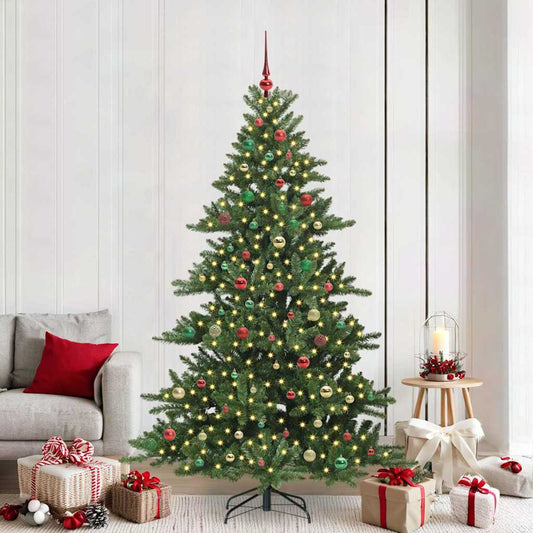 Műanyag Hajtogatós Karácsonyfa 300 LED-del 210 cm PVC