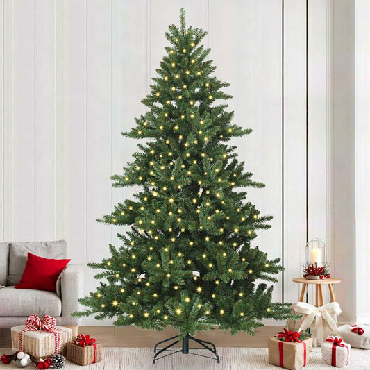 Műanyag Hajtogatós Karácsonyfa 300 LED-del 240 cm PVC