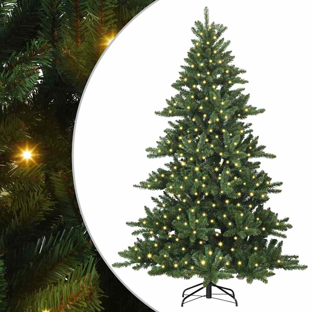 Műanyag Hajtogatós Karácsonyfa 300 LED-del 240 cm PVC