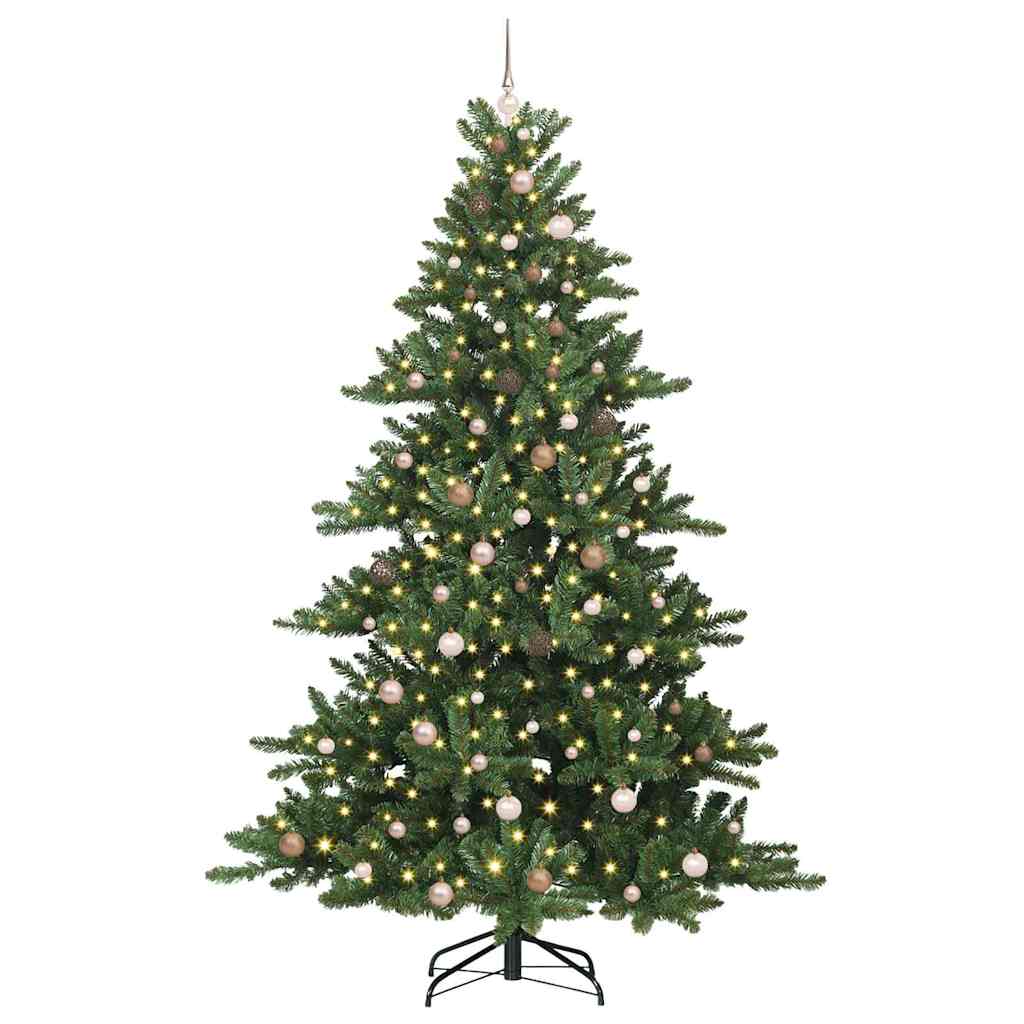 Műanyag Hajtogatós Karácsonyfa 300 LED-del 240 cm PVC