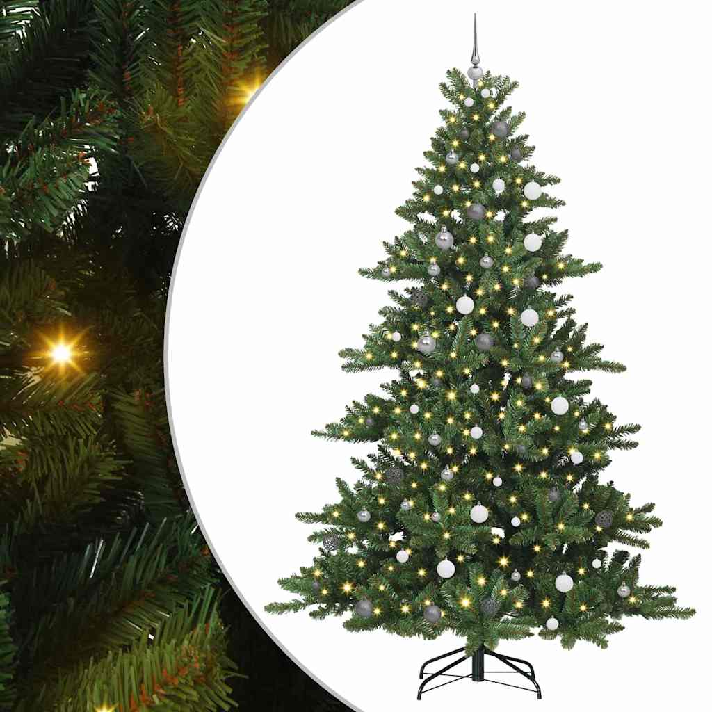 Műanyag Hajtogatós Karácsonyfa 300 LED-del 240 cm PVC
