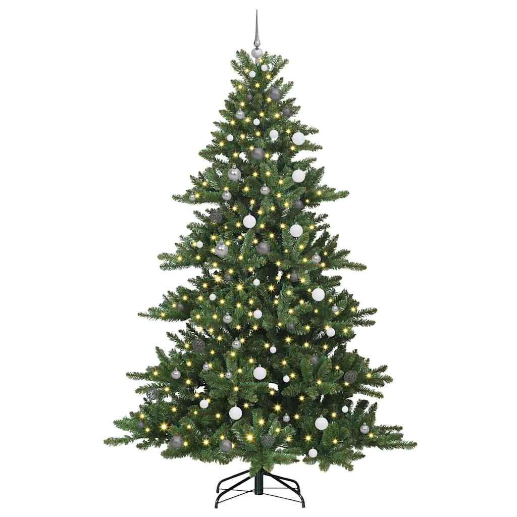 Műanyag Hajtogatós Karácsonyfa 300 LED-del 240 cm PVC