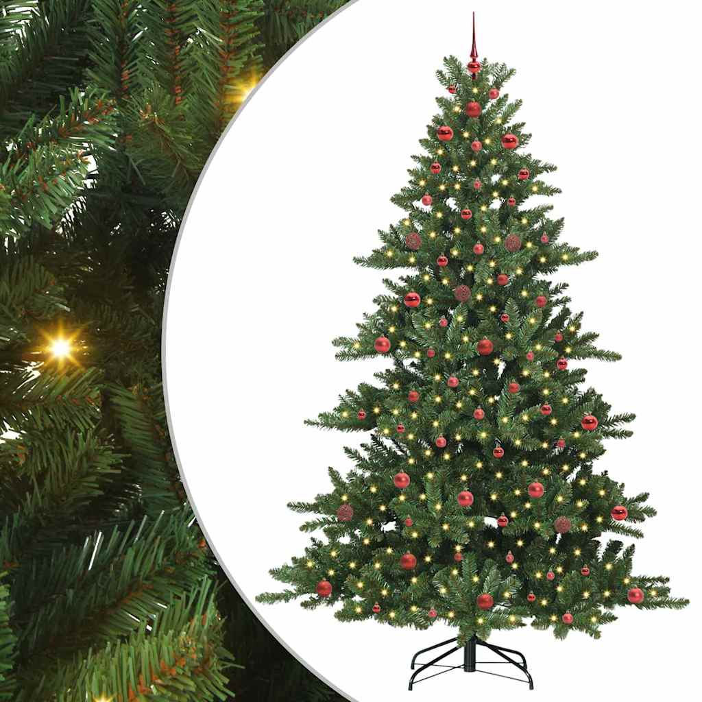 Műanyag Hajtogatós Karácsonyfa 300 LED-del 240 cm PVC