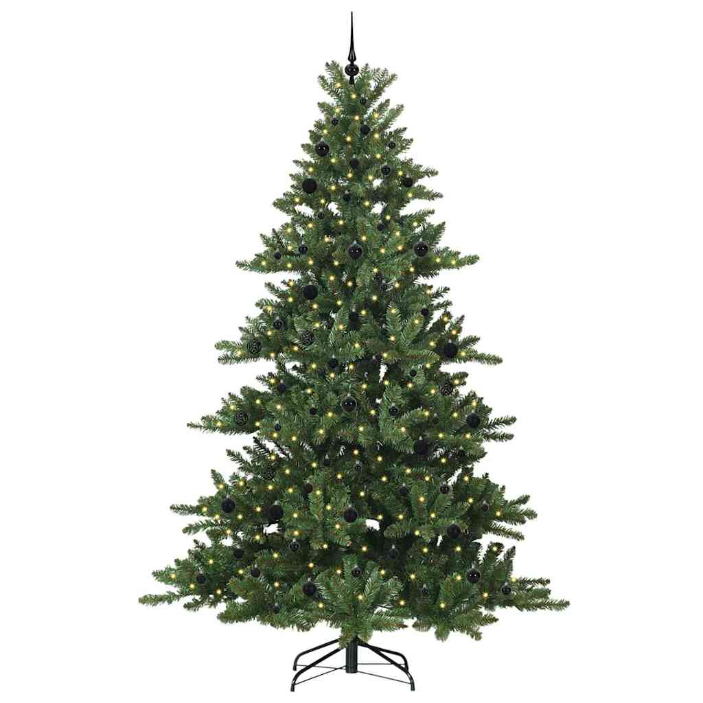 Műanyag Hajtogatós Karácsonyfa 300 LED-del 240 cm PVC
