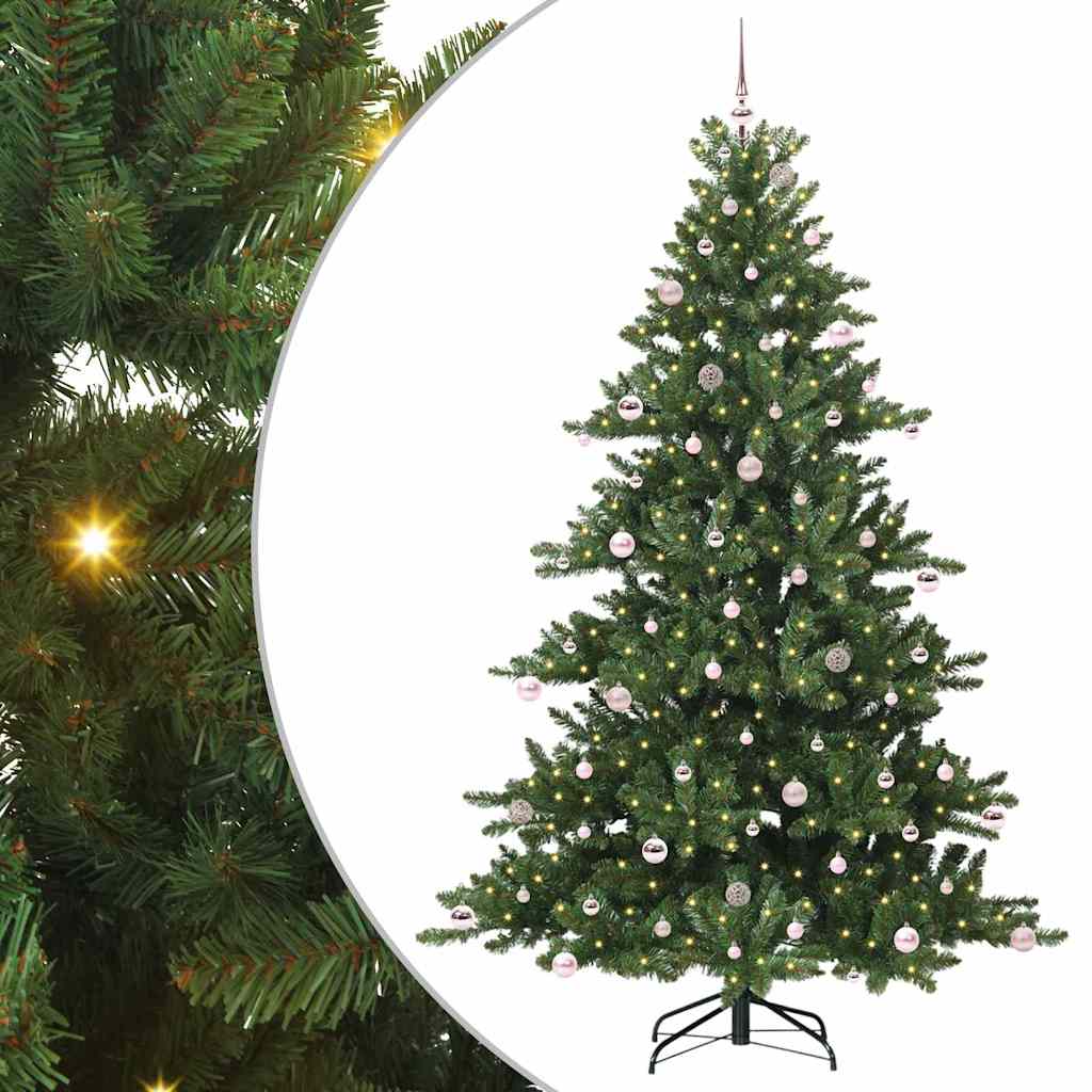 Műanyag Hajtogatós Karácsonyfa 300 LED-del 240 cm PVC