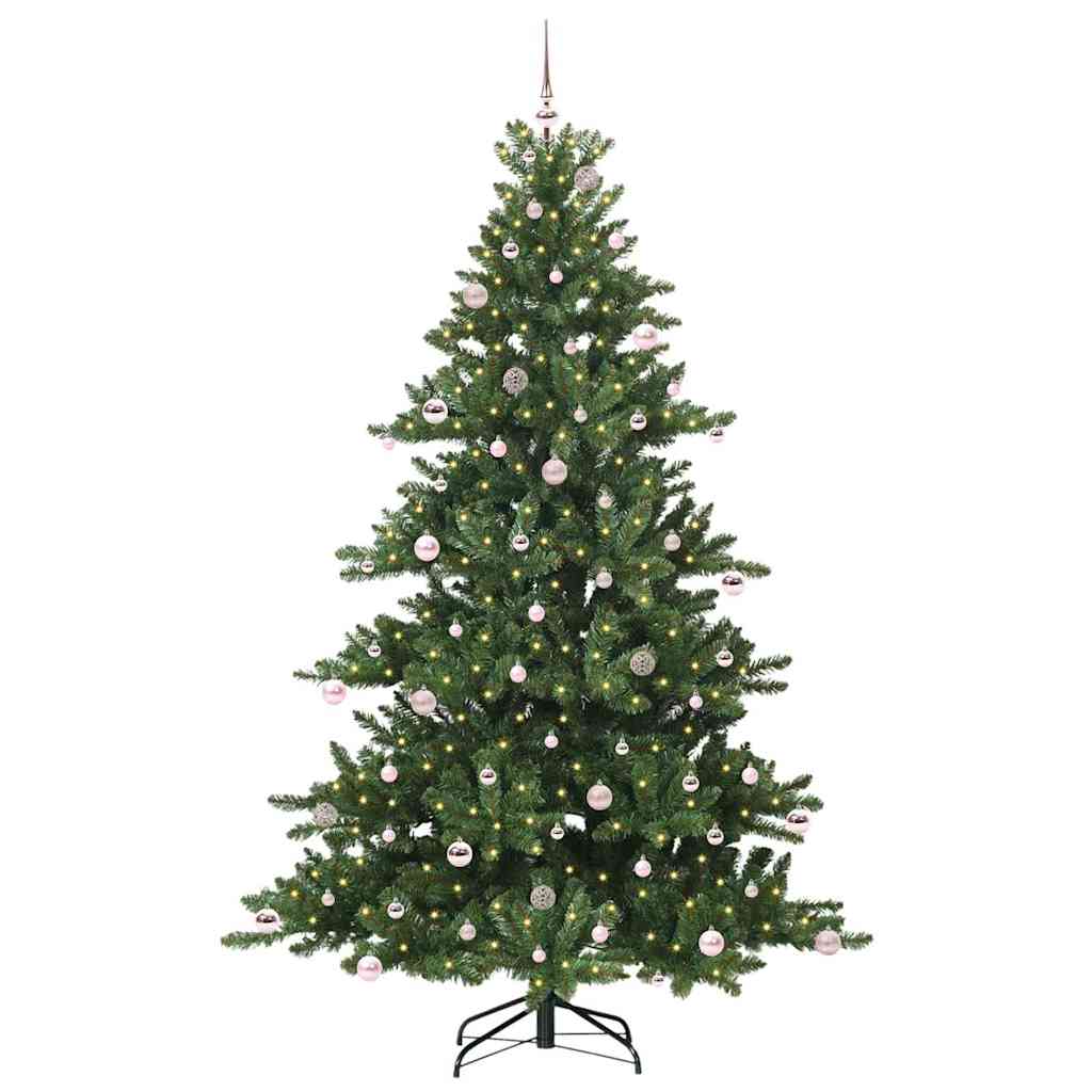 Műanyag Hajtogatós Karácsonyfa 300 LED-del 240 cm PVC