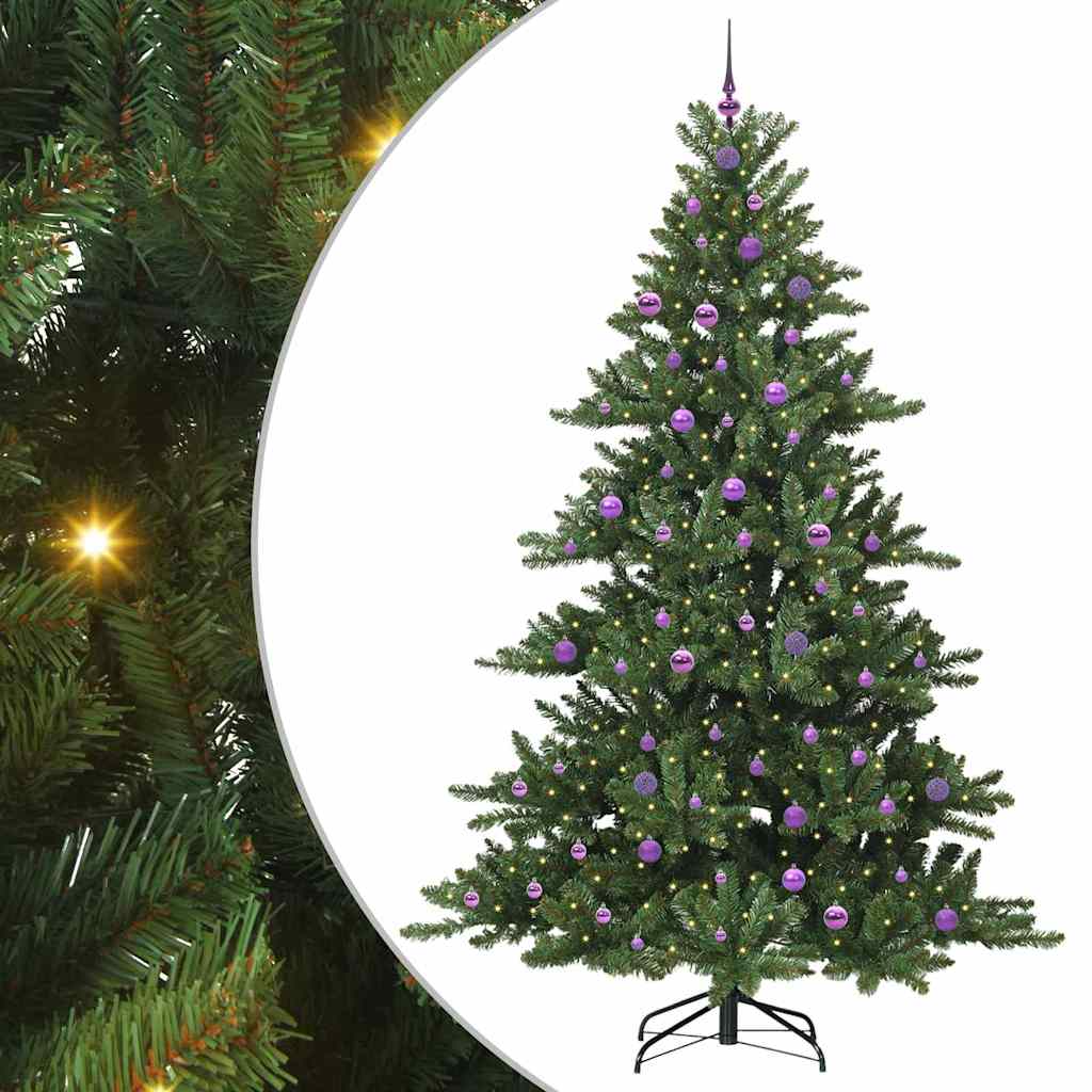 Műanyag Hajtogatós Karácsonyfa 300 LED-del 240 cm PVC