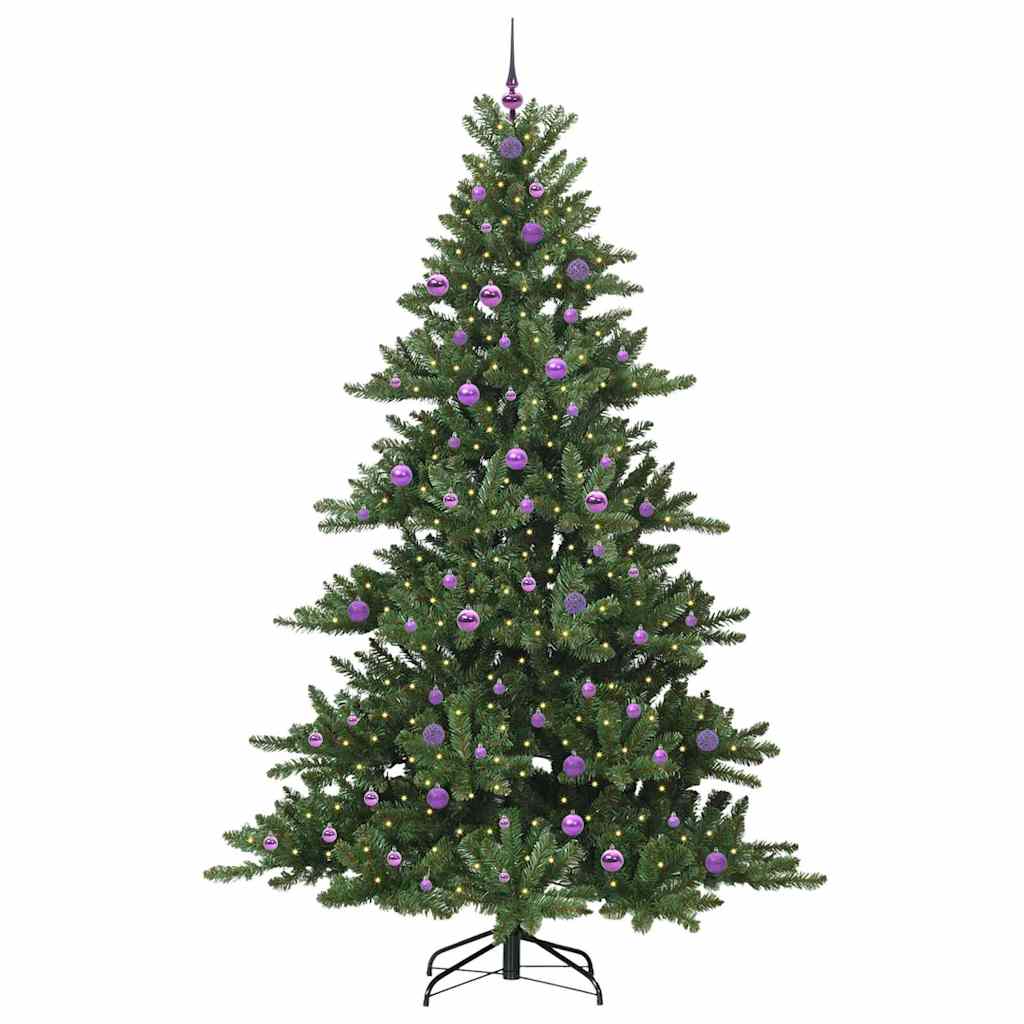 Műanyag Hajtogatós Karácsonyfa 300 LED-del 240 cm PVC