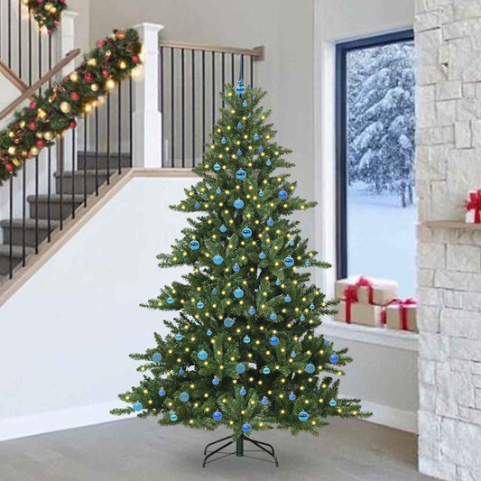 Műanyag Hajtogatós Karácsonyfa 300 LED-del 240 cm PVC