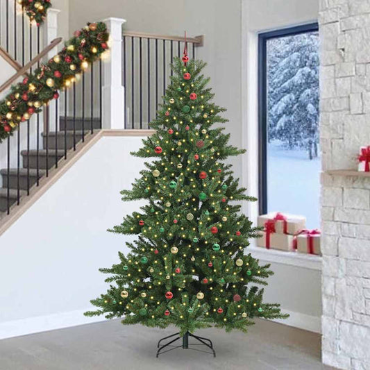Műanyag Hajtogatós Karácsonyfa 300 LED-del 240 cm PVC