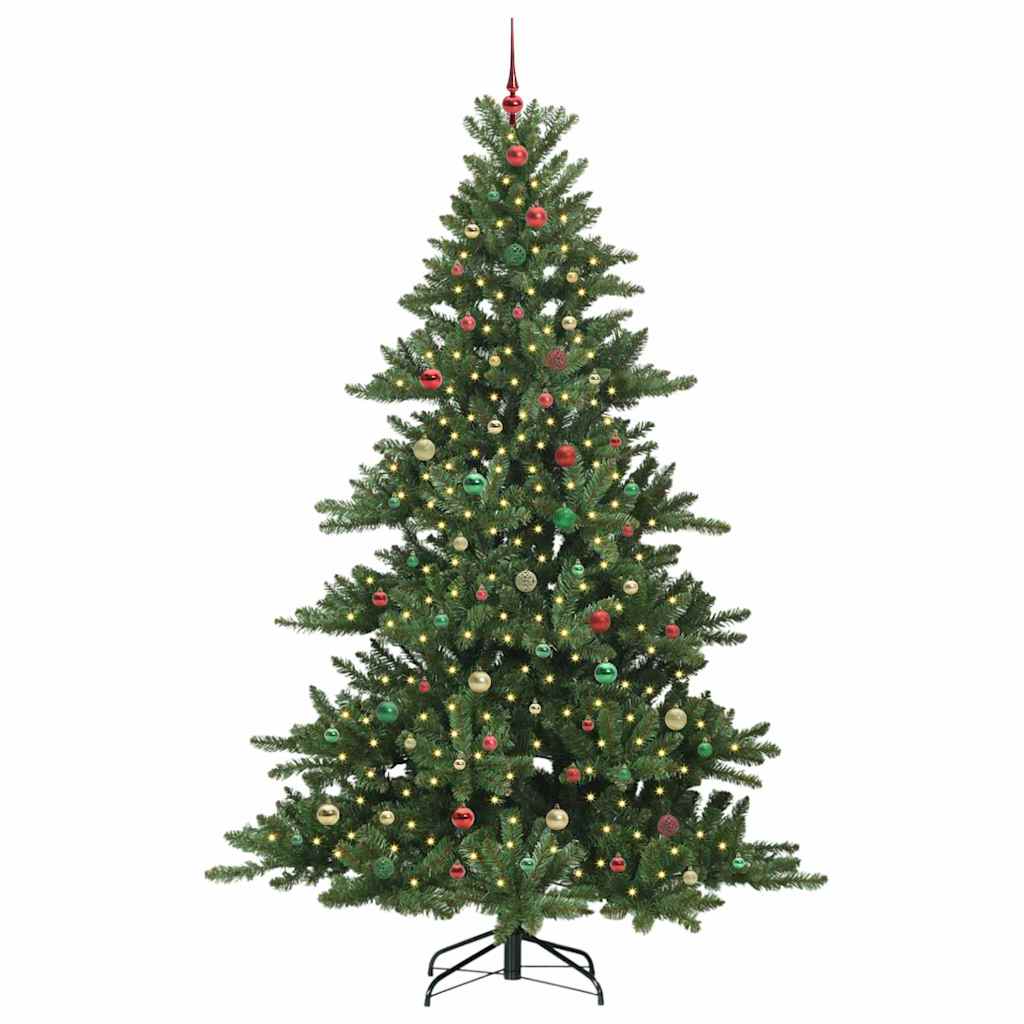Műanyag Hajtogatós Karácsonyfa 300 LED-del 240 cm PVC