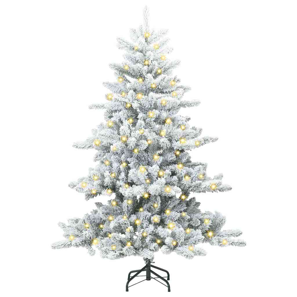 Műanyag Hajtogatós Karácsonyfa 150 LED-del 150 cm PVC