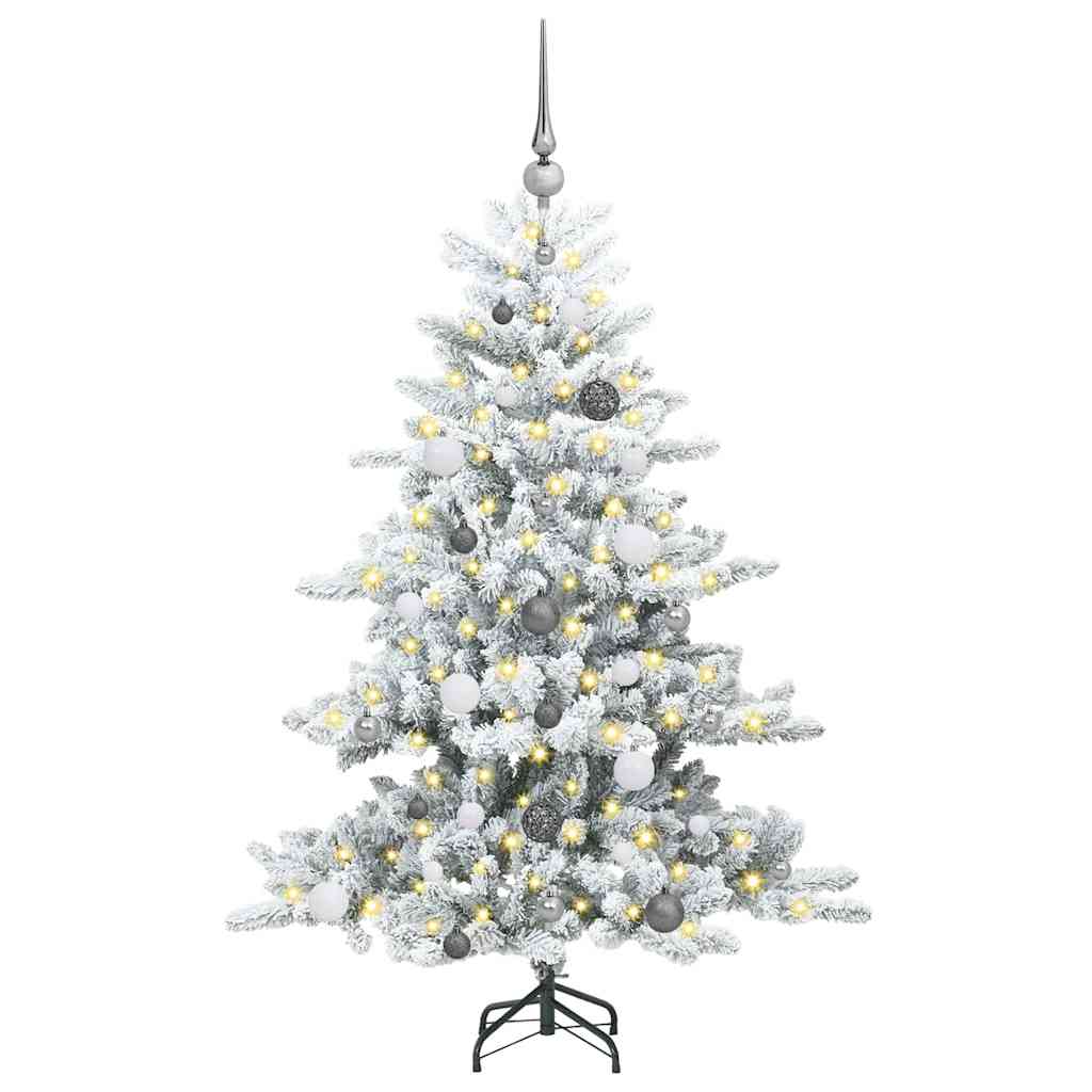 Műanyag Hajtogatós Karácsonyfa 150 LED-del 150 cm PVC