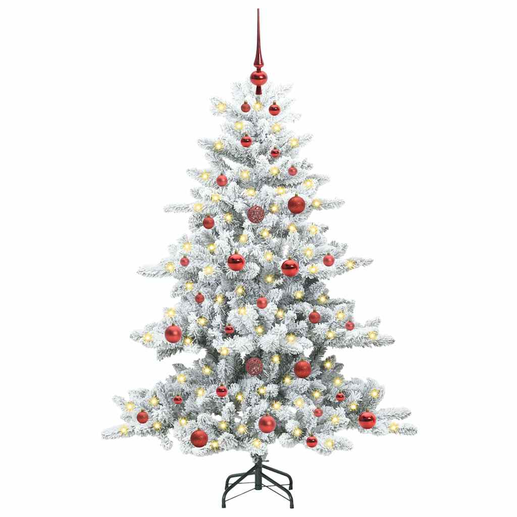 Műanyag Hajtogatós Karácsonyfa 150 LED-del 150 cm PVC