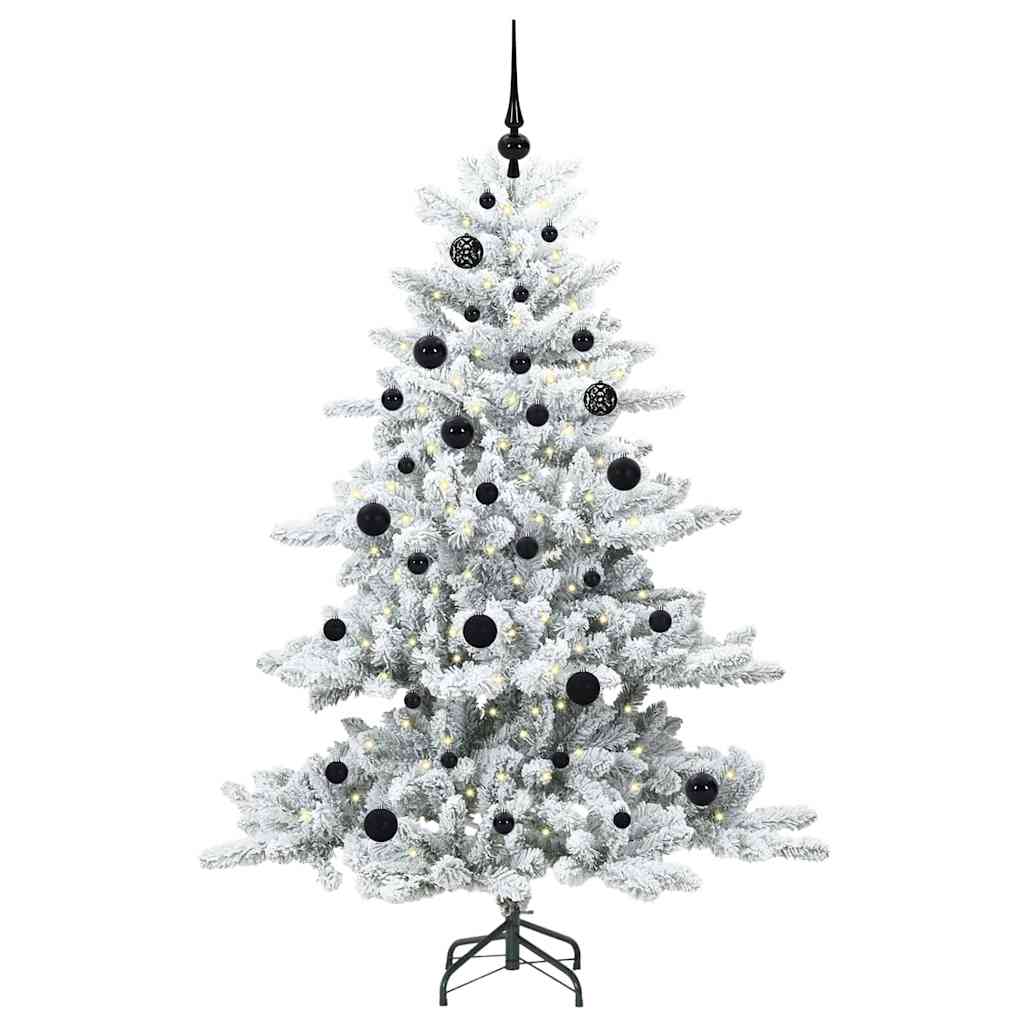 Műanyag Hajtogatós Karácsonyfa 150 LED-del 150 cm PVC
