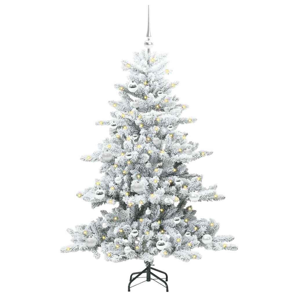 Műanyag Hajtogatós Karácsonyfa 150 LED-del 150 cm PVC